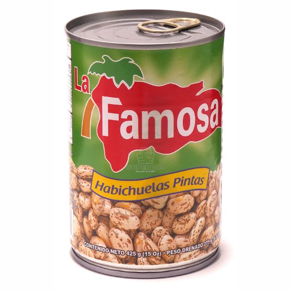 [100064] HABICHUELA PINTA LA FAMOSA 24/15,OZ