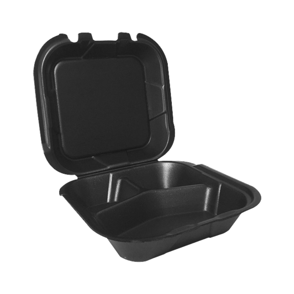 [12532] BANDEJAS 9X9 CON DIVISION COLOR NEGRO
