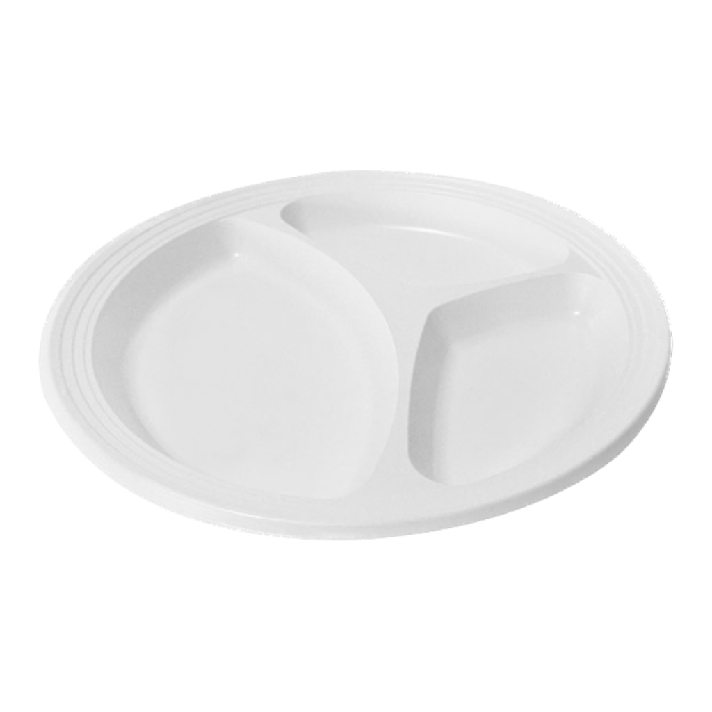 [11044] PLATO RIGIDO NO.9 CON DIVISION